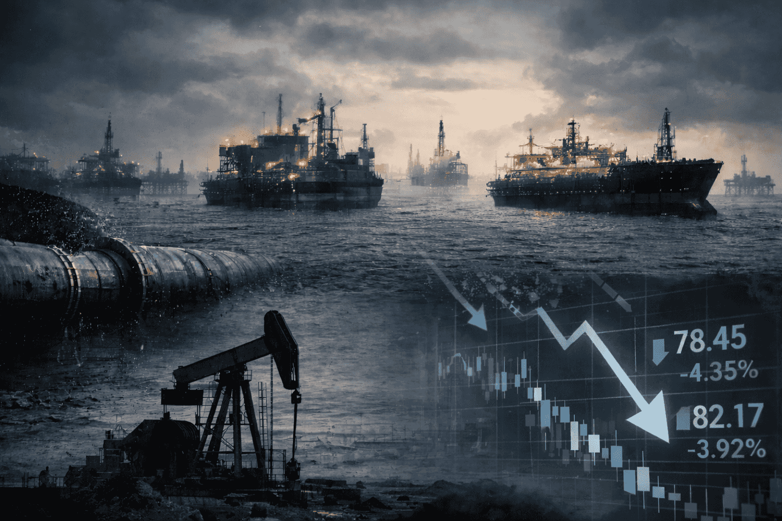 Oil spill and financial decline 