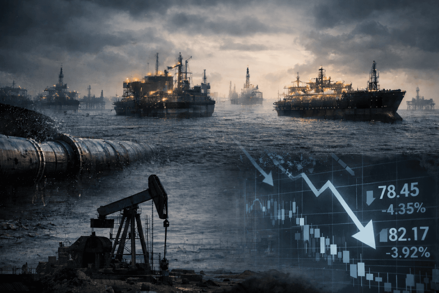 Oil spill and financial decline 